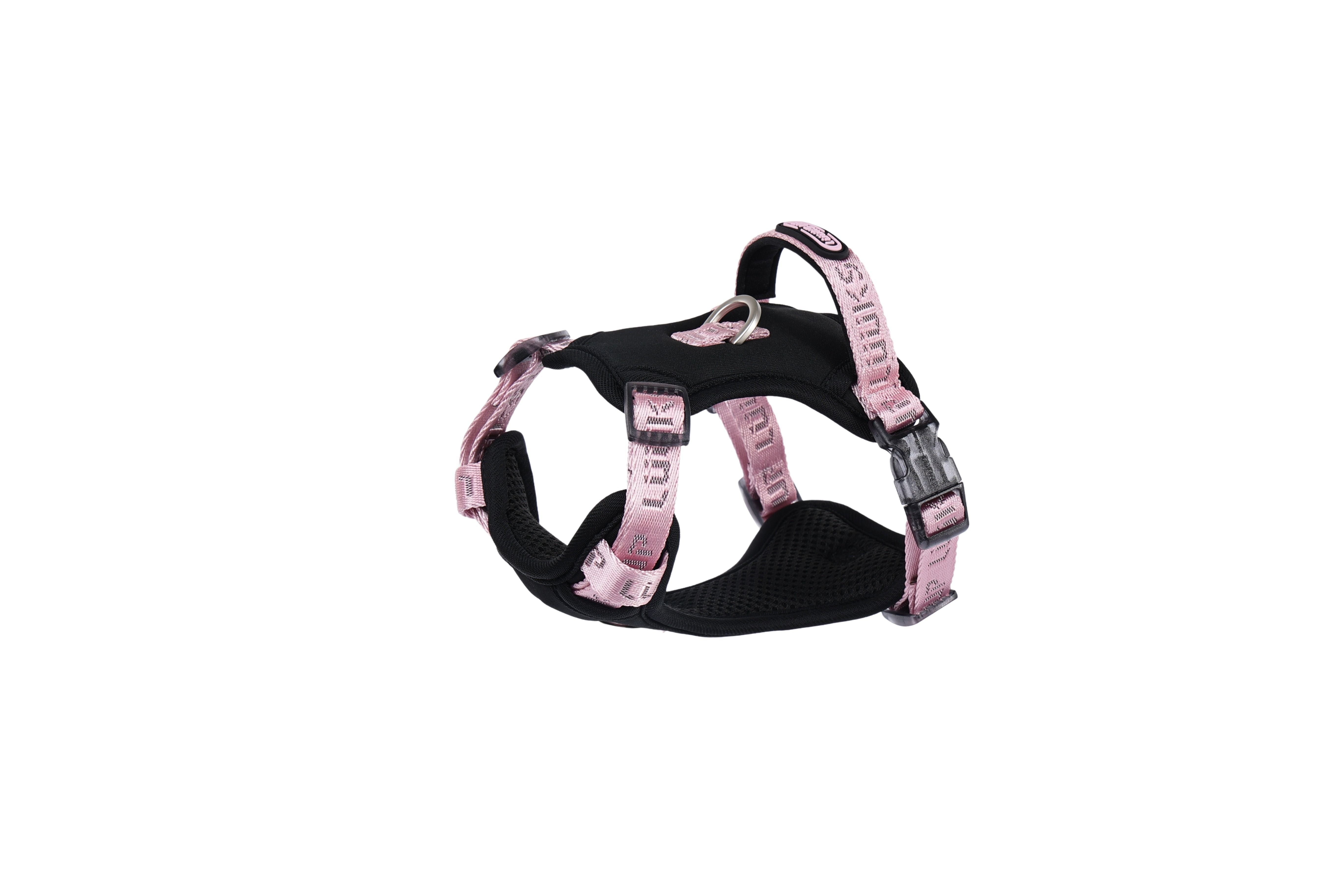 URBAN SPORT Dog vest harness - Black pink