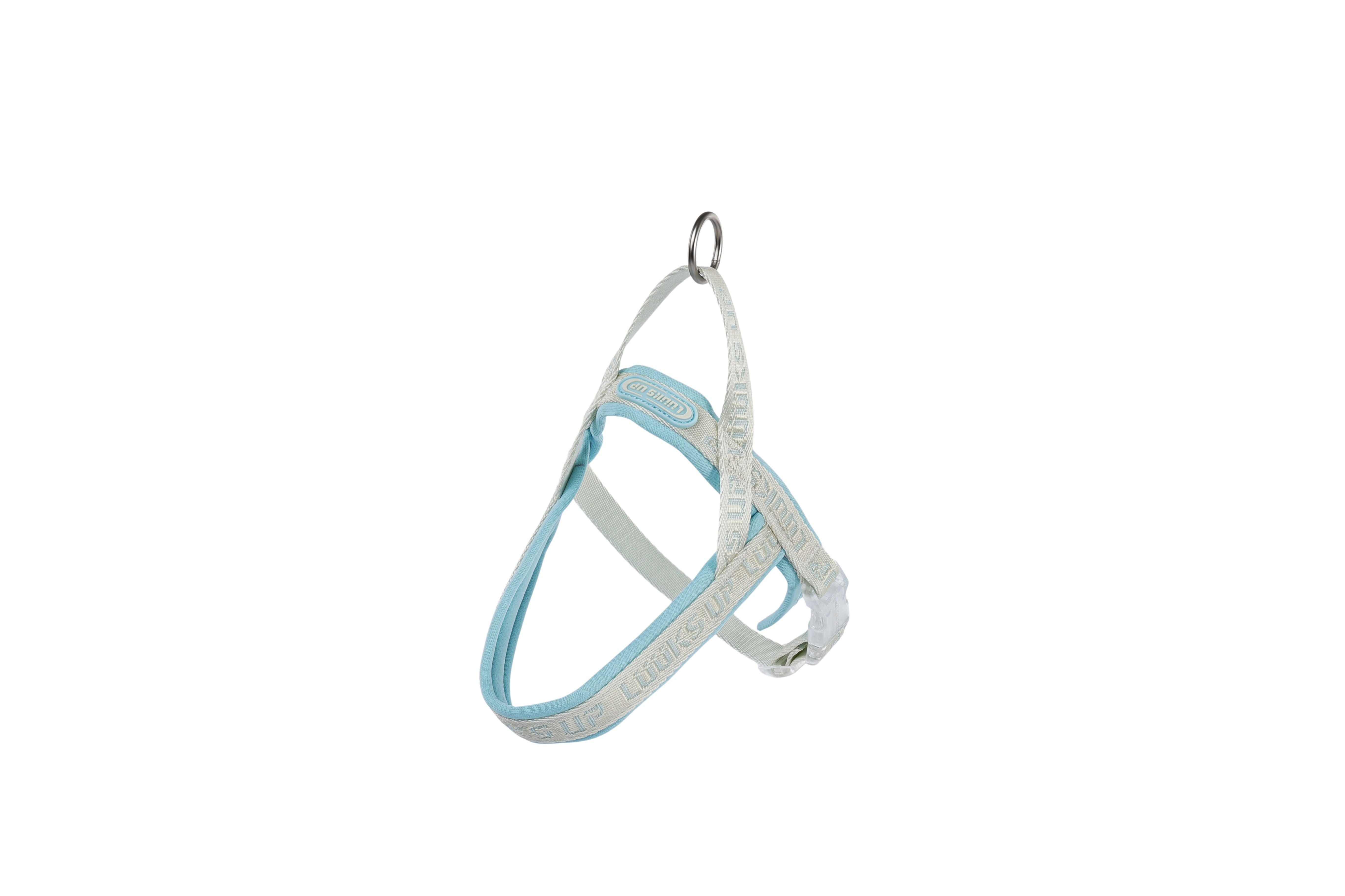 URBAN SPORT Dog saddle harness - Blue white