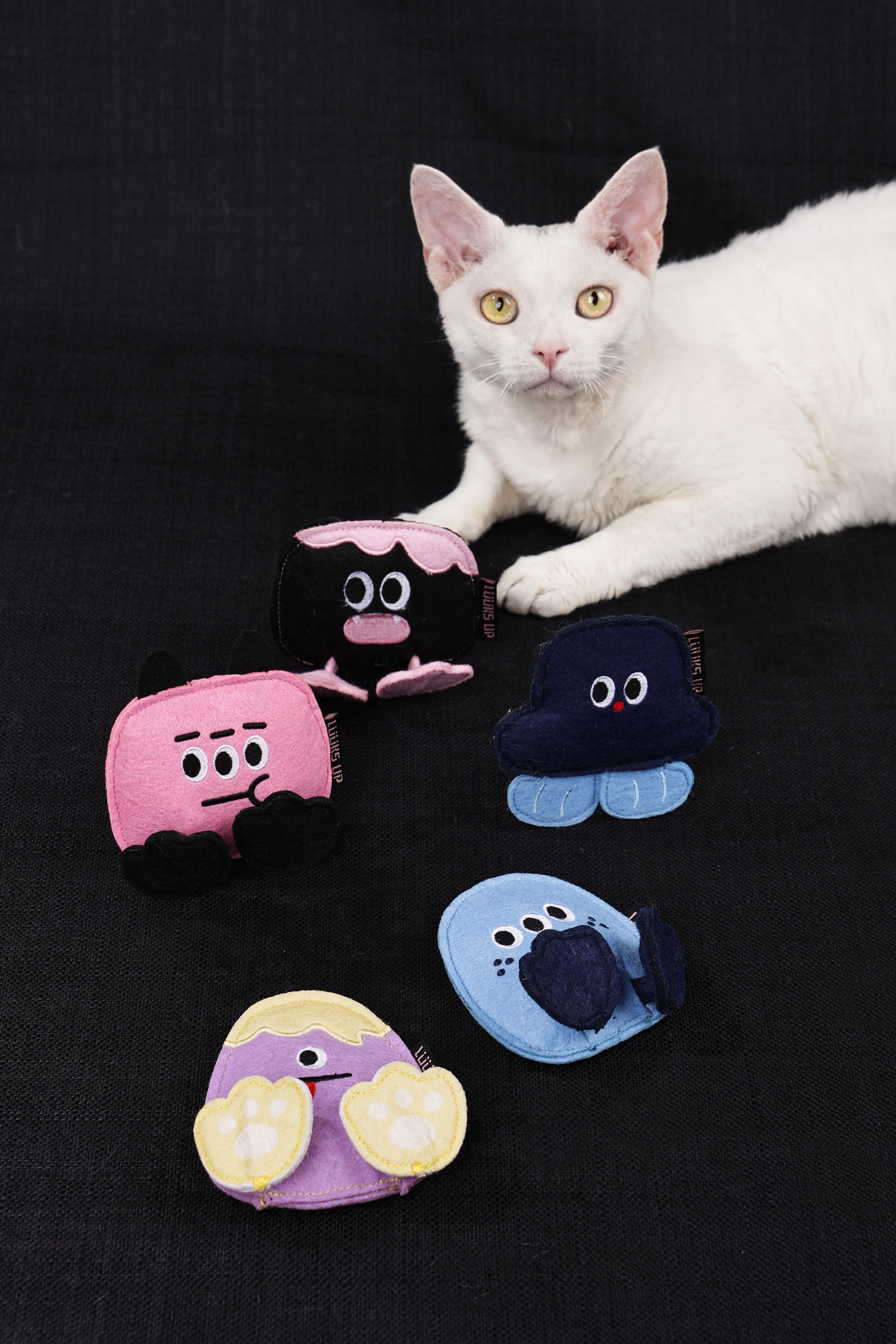 Monster Catnip Toy - 1  Eye Eyed - Purple