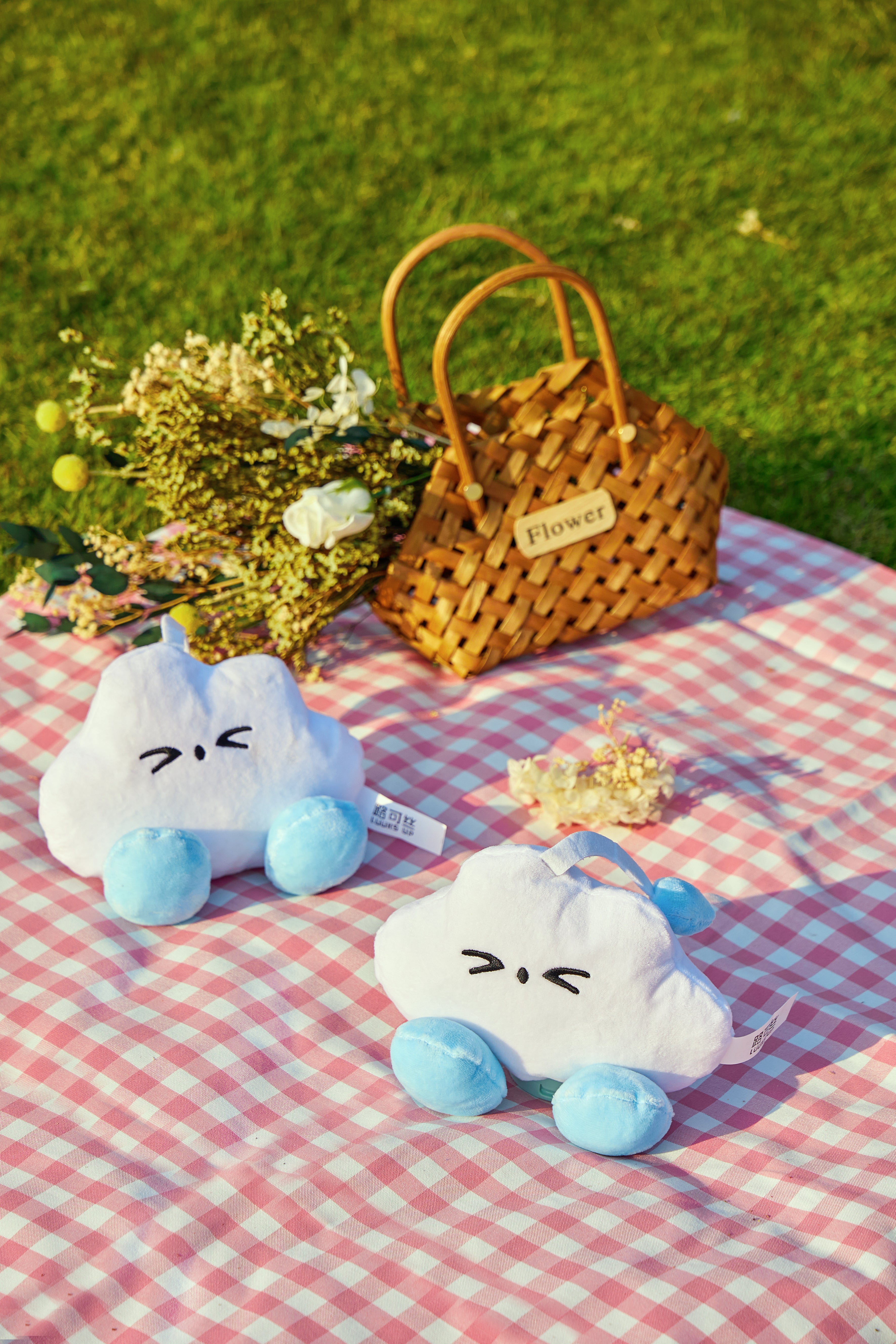 Weather Series Dog Plush Toy - White Cloud