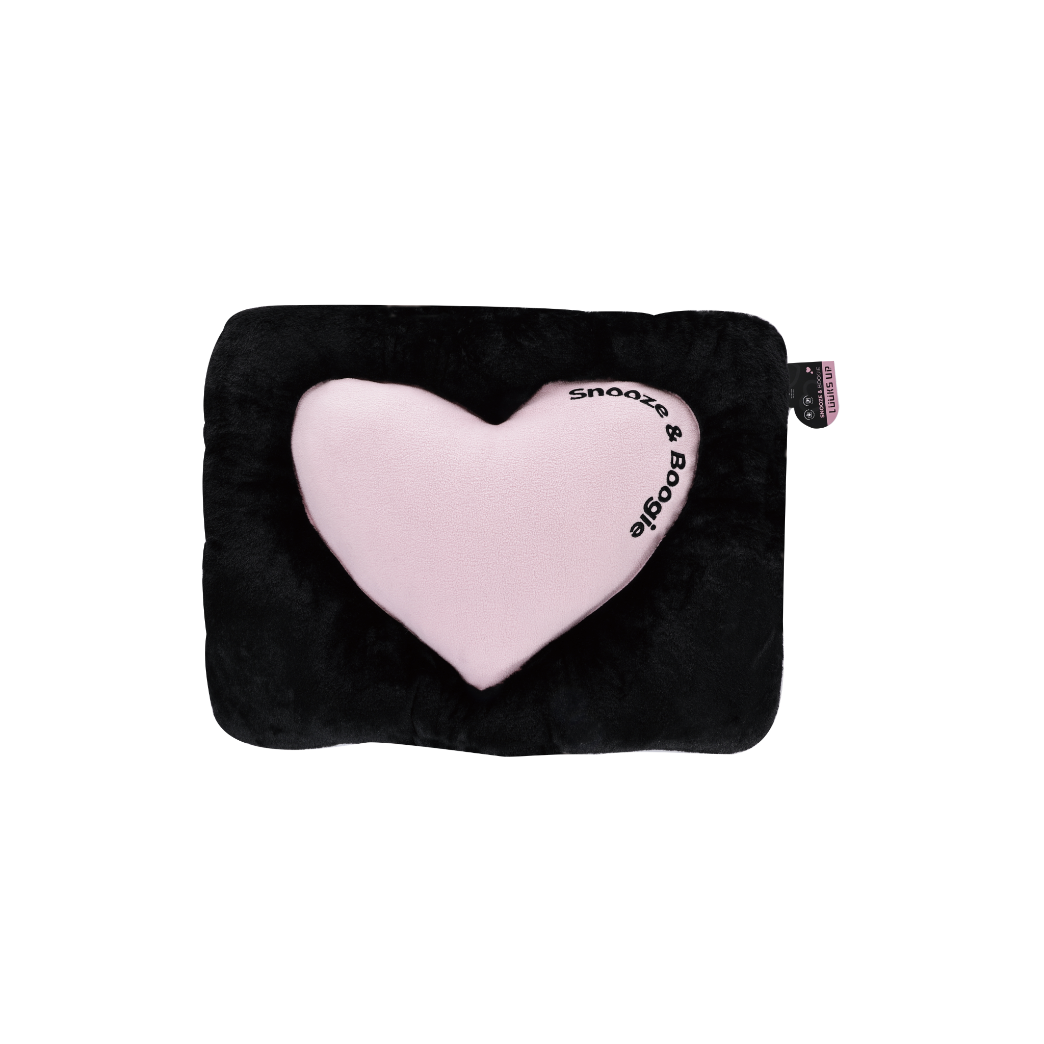 SNOOZE&BOOGIE Paw-ty Pet Mat  - Black