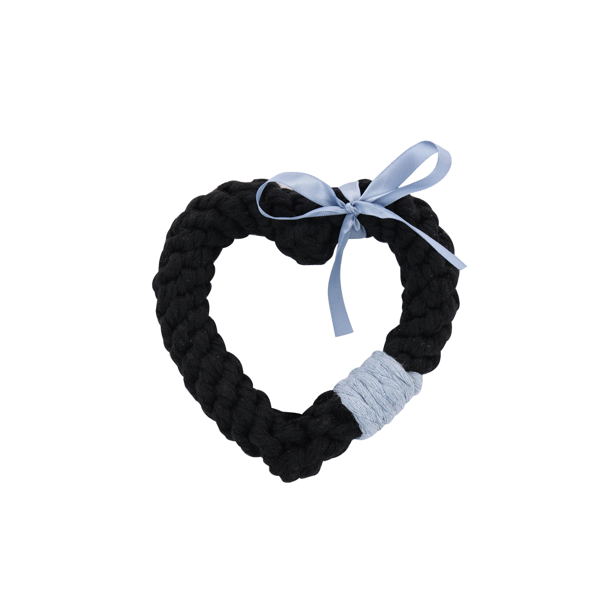 LOVE GIFT Dog Rope Toy-Black Blue