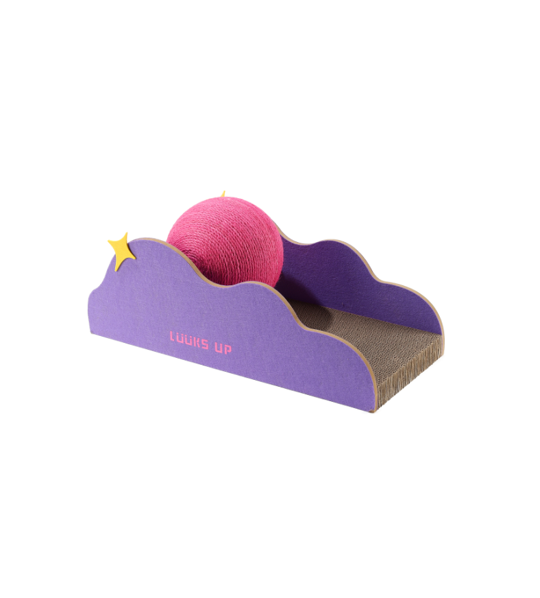 Astroball Cat Scratcher - Purple