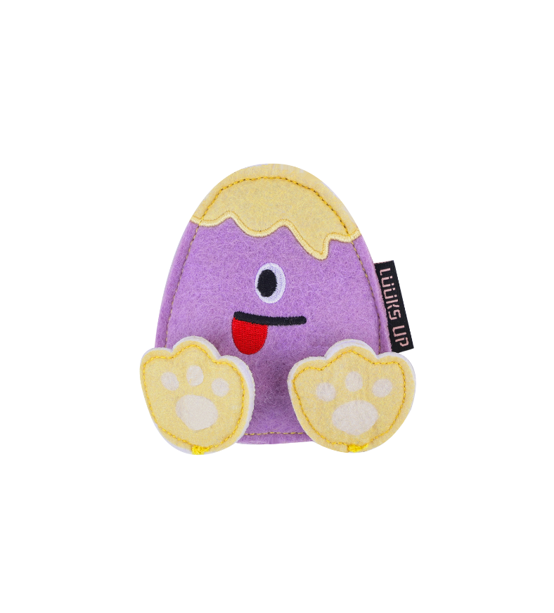 Monster Catnip Toy - 1  Eye Eyed - Purple