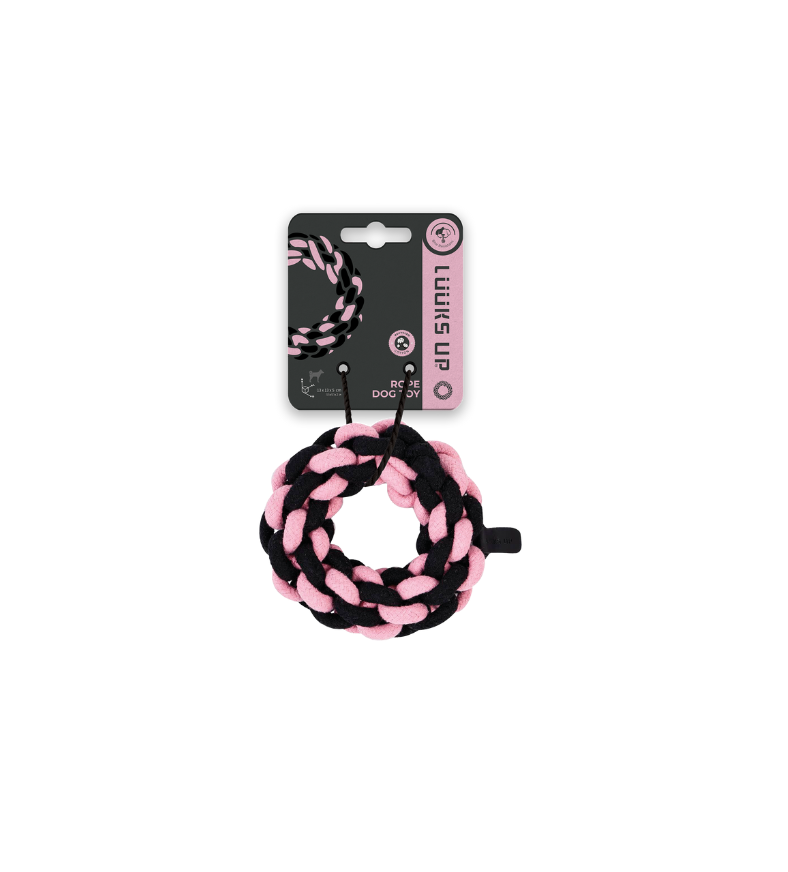 Rope Dog Toy Ring 13cm