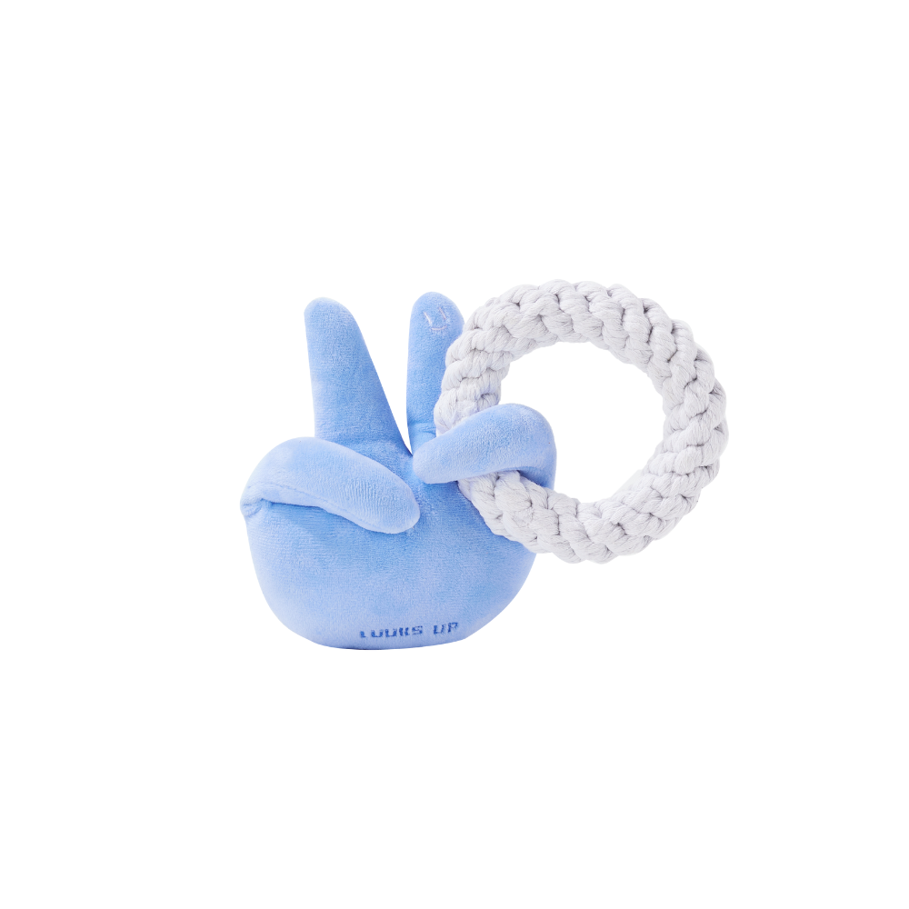 Hand Gesture Series Rope Toys - Peace sign