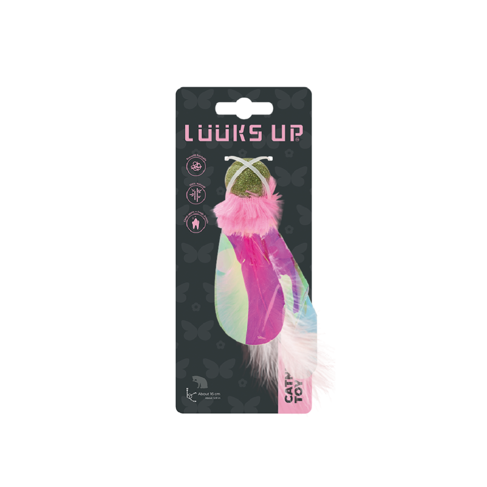 Catnip Toy-Pink Butterfly