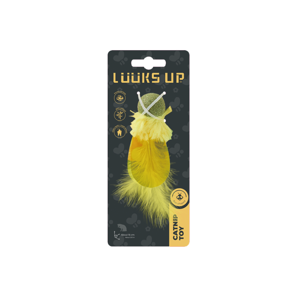 Catnip Toy-Yellow Bee