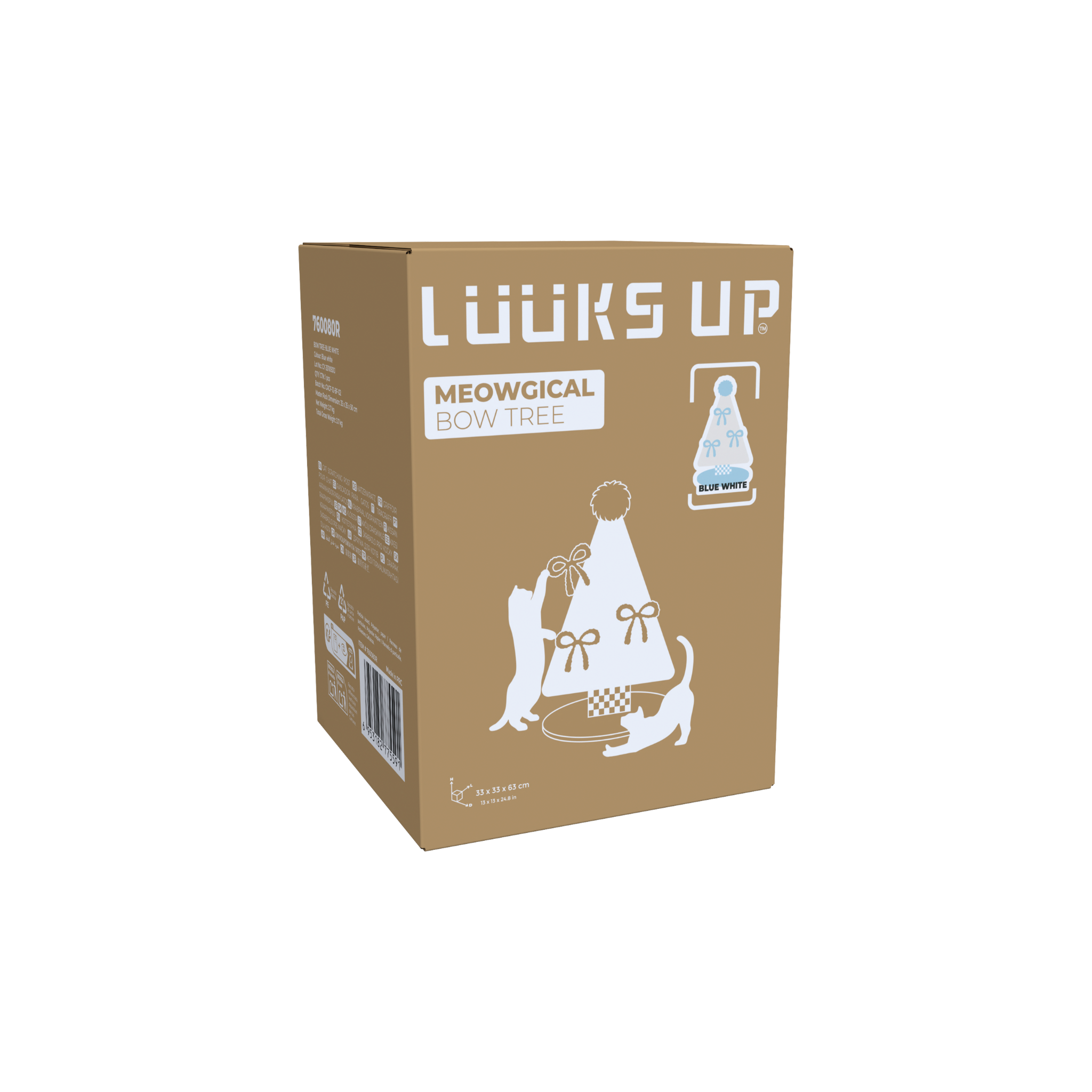 MEOWGICAL Bow tree-Blue White