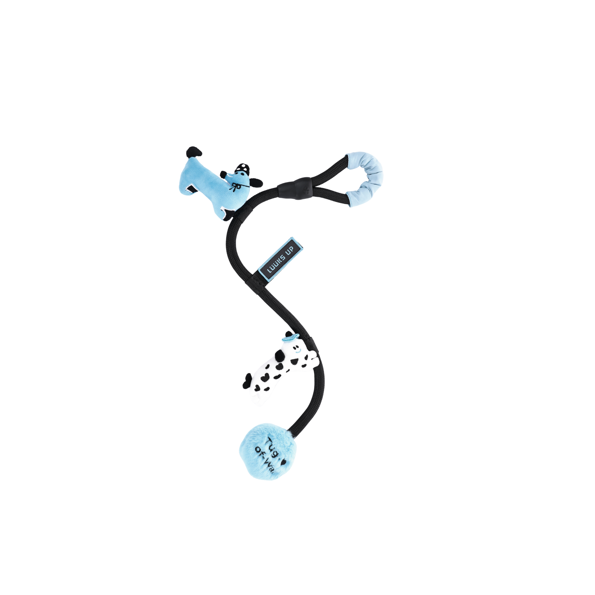 TUG PALS Dog Toy-Black Blue