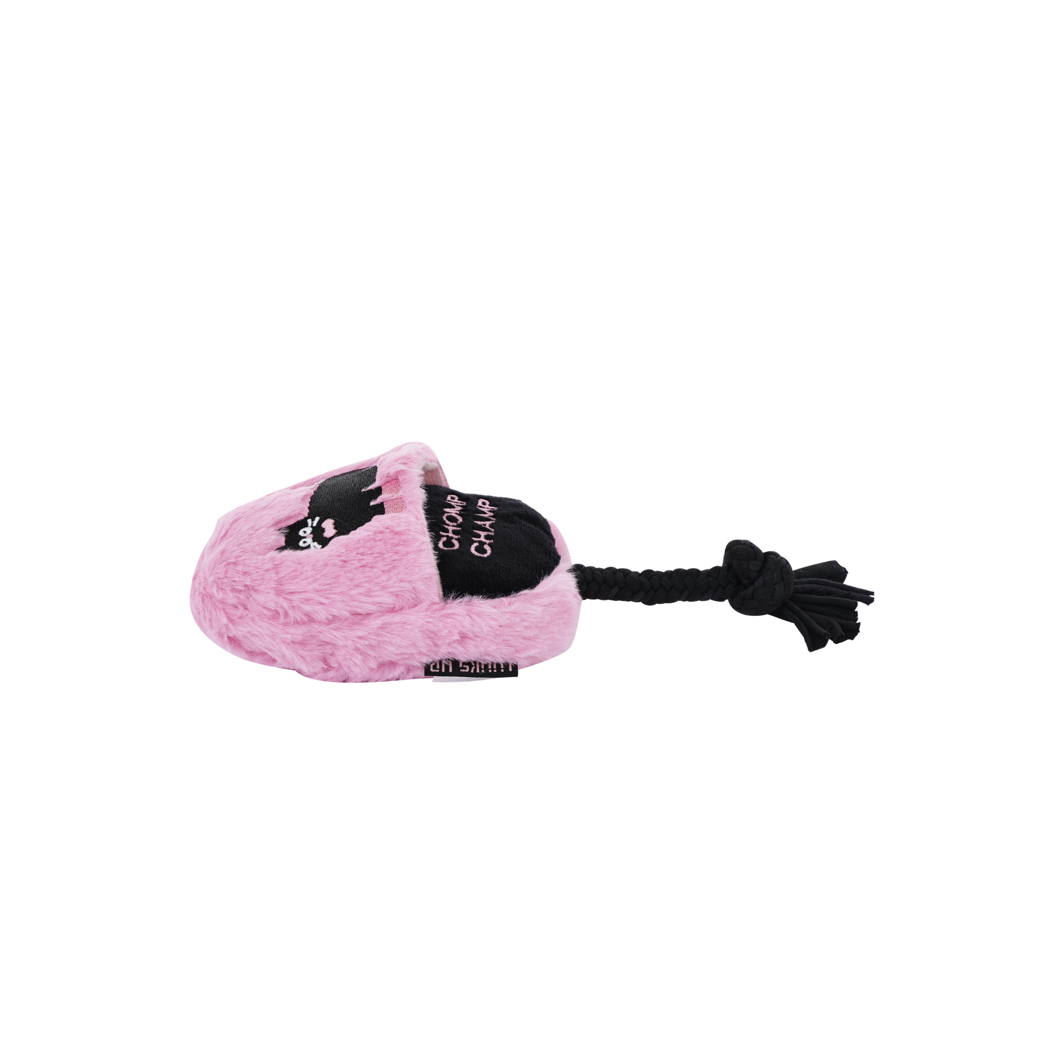 WHIMSY TUGS Dog Toy-Black Pink